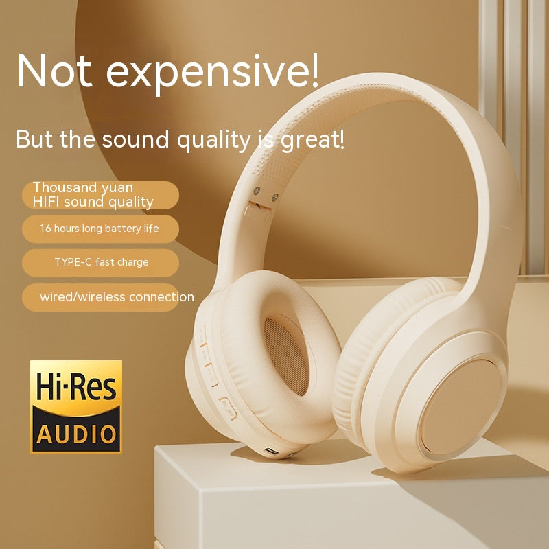 Headset Wireless Bluetooth Headset Good-Looking Mobile Phone Tablet Headset Universal Headset