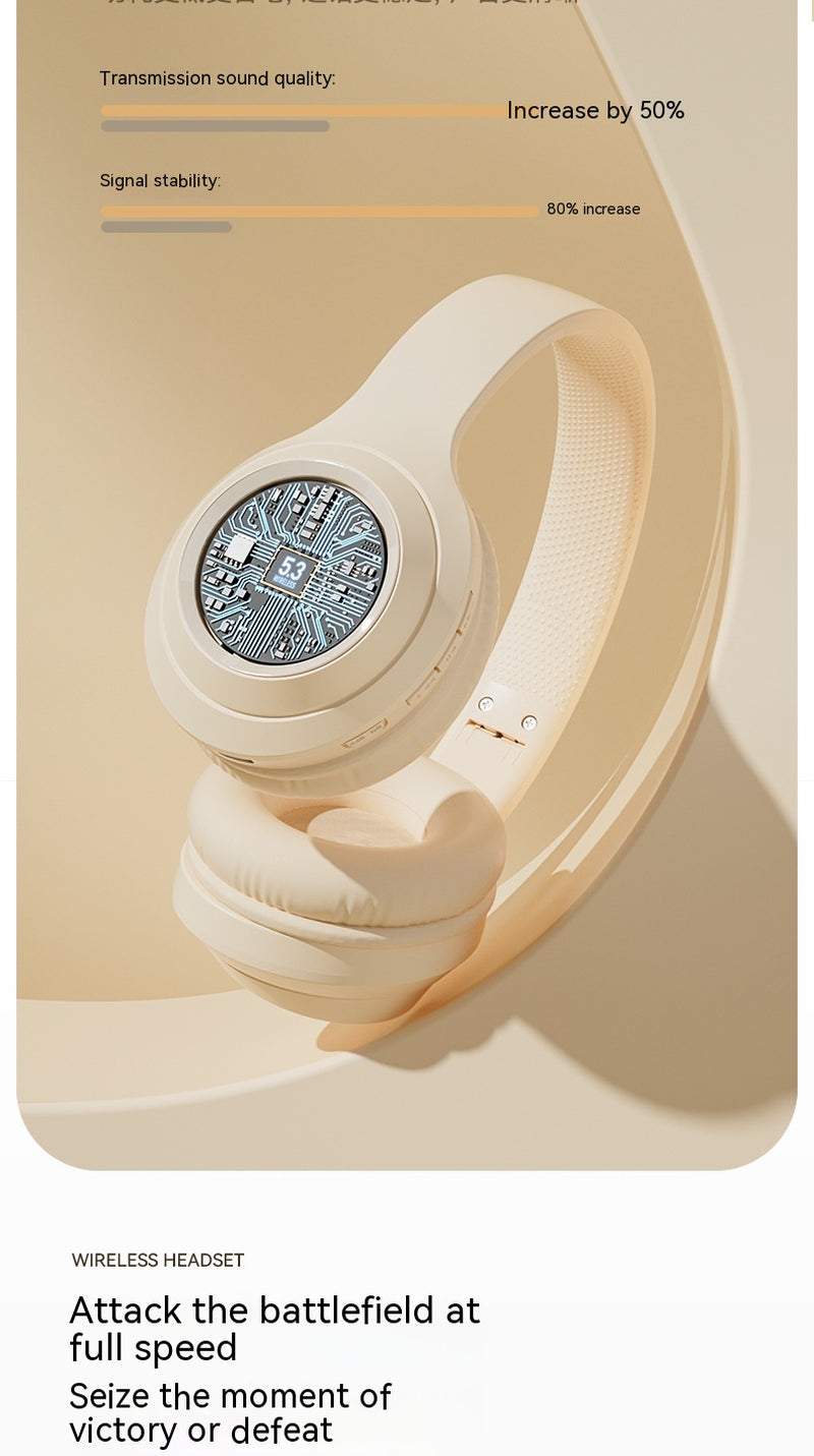 Headset Wireless Bluetooth Headset Good-Looking Mobile Phone Tablet Headset Universal Headset