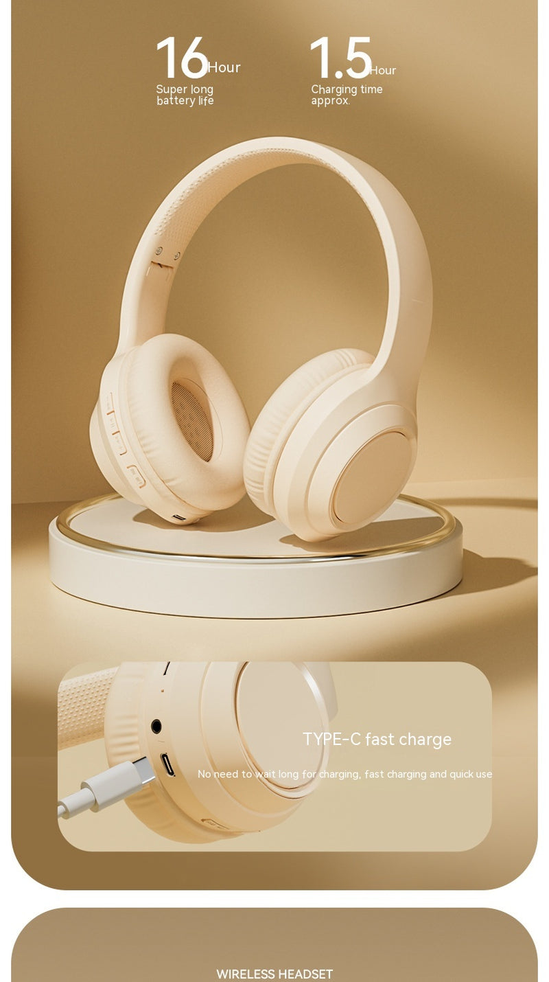 Headset Wireless Bluetooth Headset Good-Looking Mobile Phone Tablet Headset Universal Headset