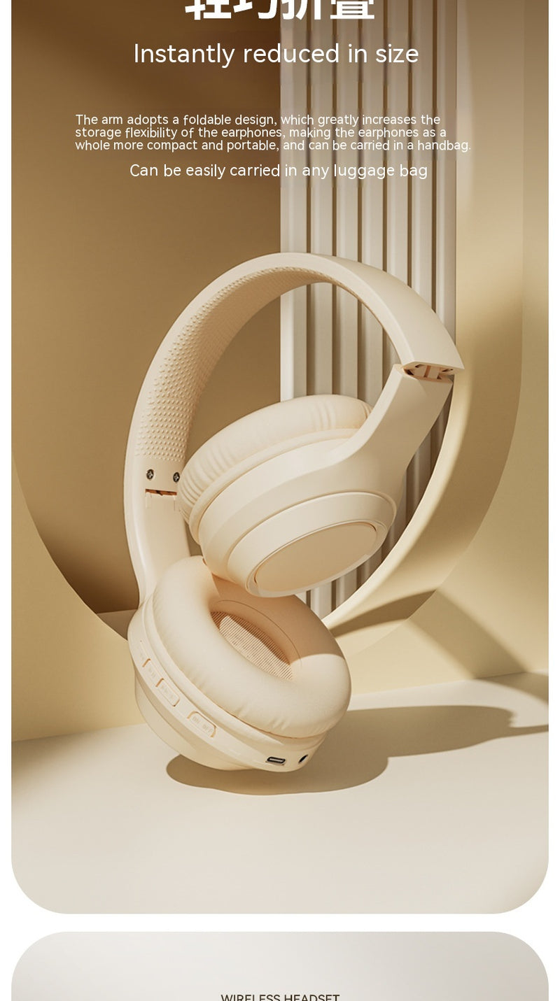 Headset Wireless Bluetooth Headset Good-Looking Mobile Phone Tablet Headset Universal Headset