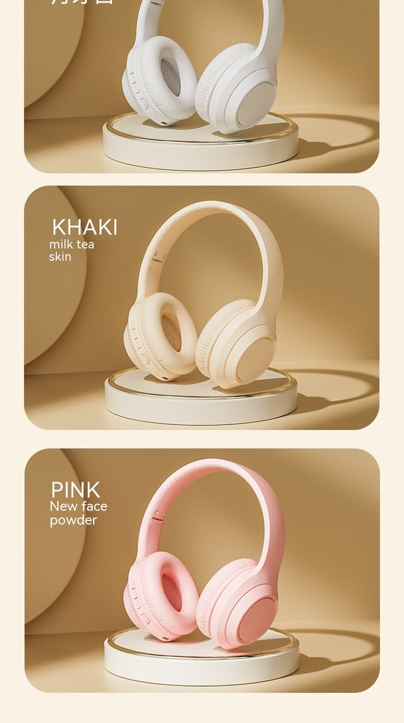 Headset Wireless Bluetooth Headset Good-Looking Mobile Phone Tablet Headset Universal Headset