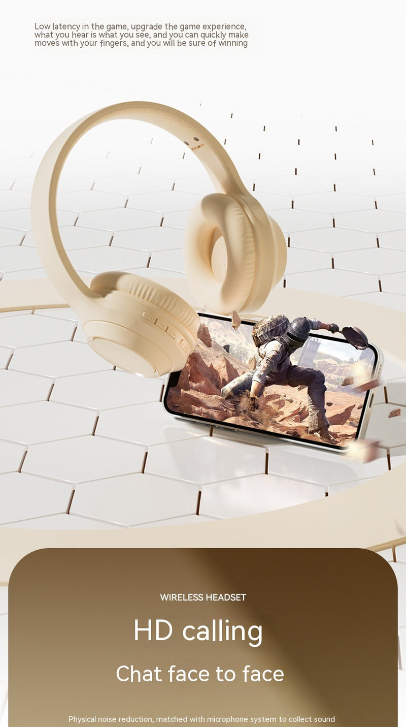 Headset Wireless Bluetooth Headset Good-Looking Mobile Phone Tablet Headset Universal Headset