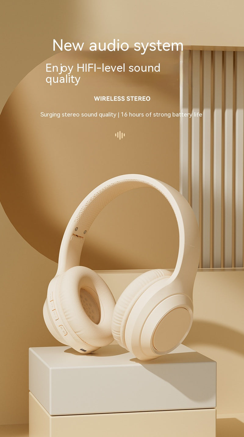 Headset Wireless Bluetooth Headset Good-Looking Mobile Phone Tablet Headset Universal Headset