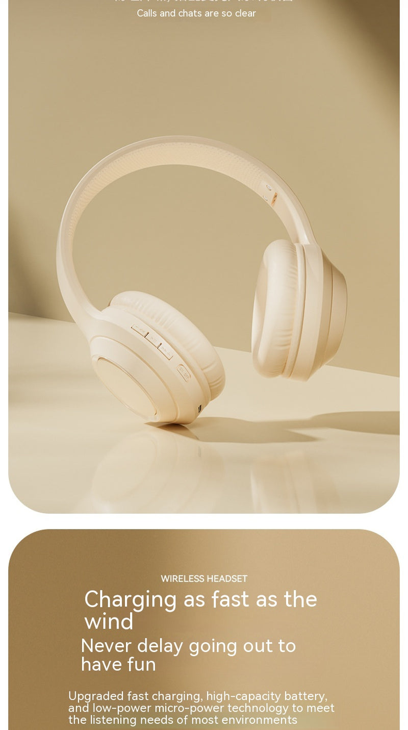 Headset Wireless Bluetooth Headset Good-Looking Mobile Phone Tablet Headset Universal Headset