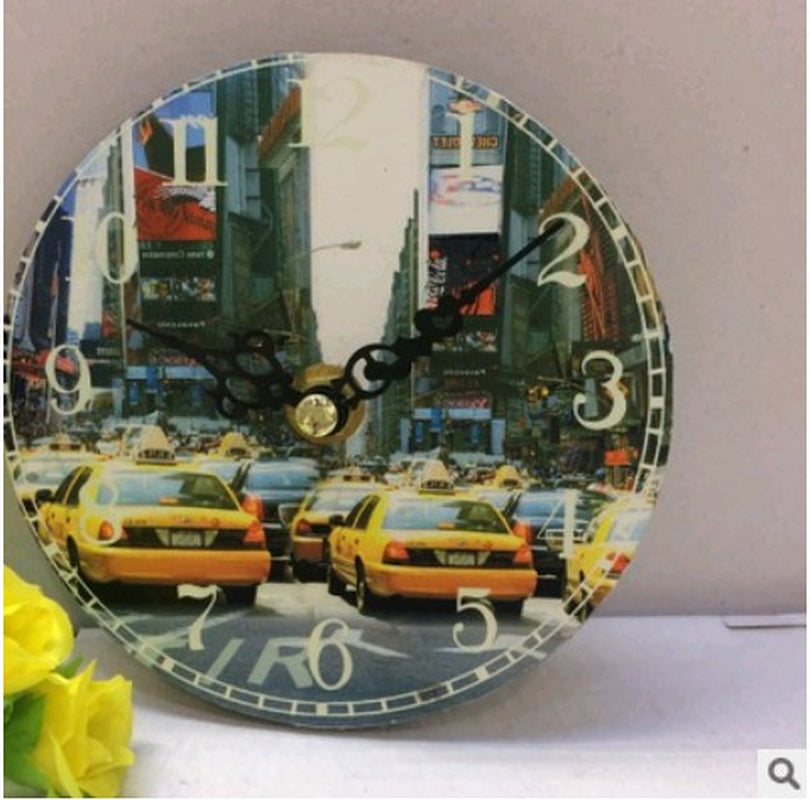 Home Wooden Table Clock Promotional Gift Clock